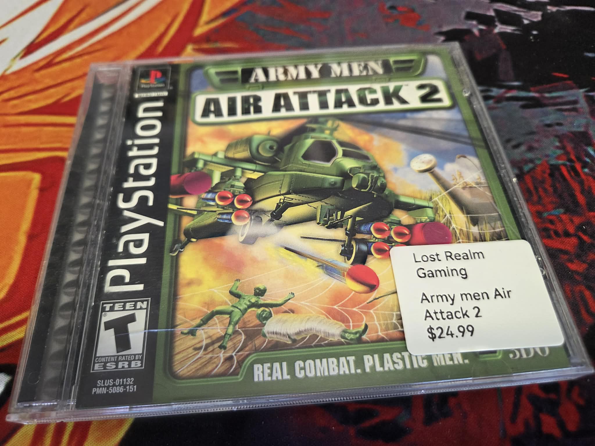 Army Men Air Attack 2 For PS1 CIB